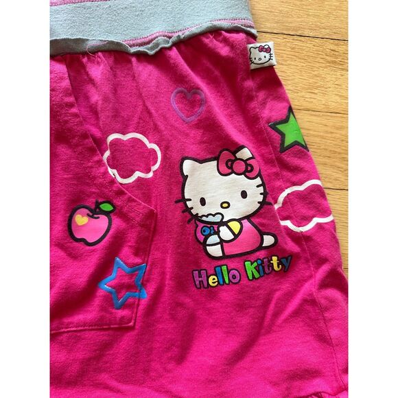 Y2k Hello Kitty Hot Pink Ruffle Mini Skirt Kawaii Sanrio Core Girls size XL - Picture 3 of 5